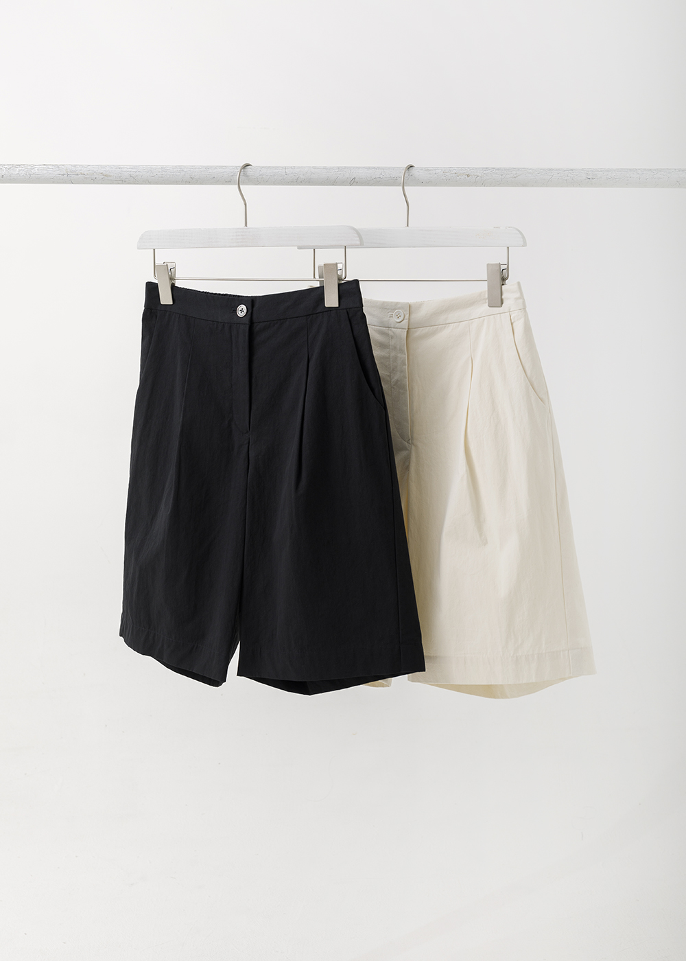 Pleated Shorts