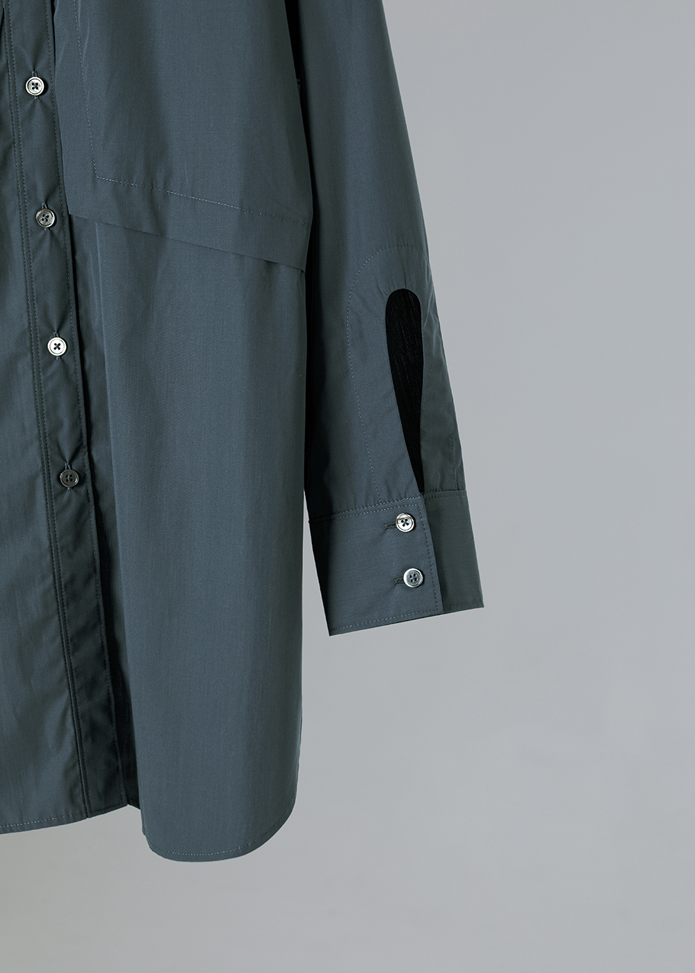 前長後短翻片襯衫