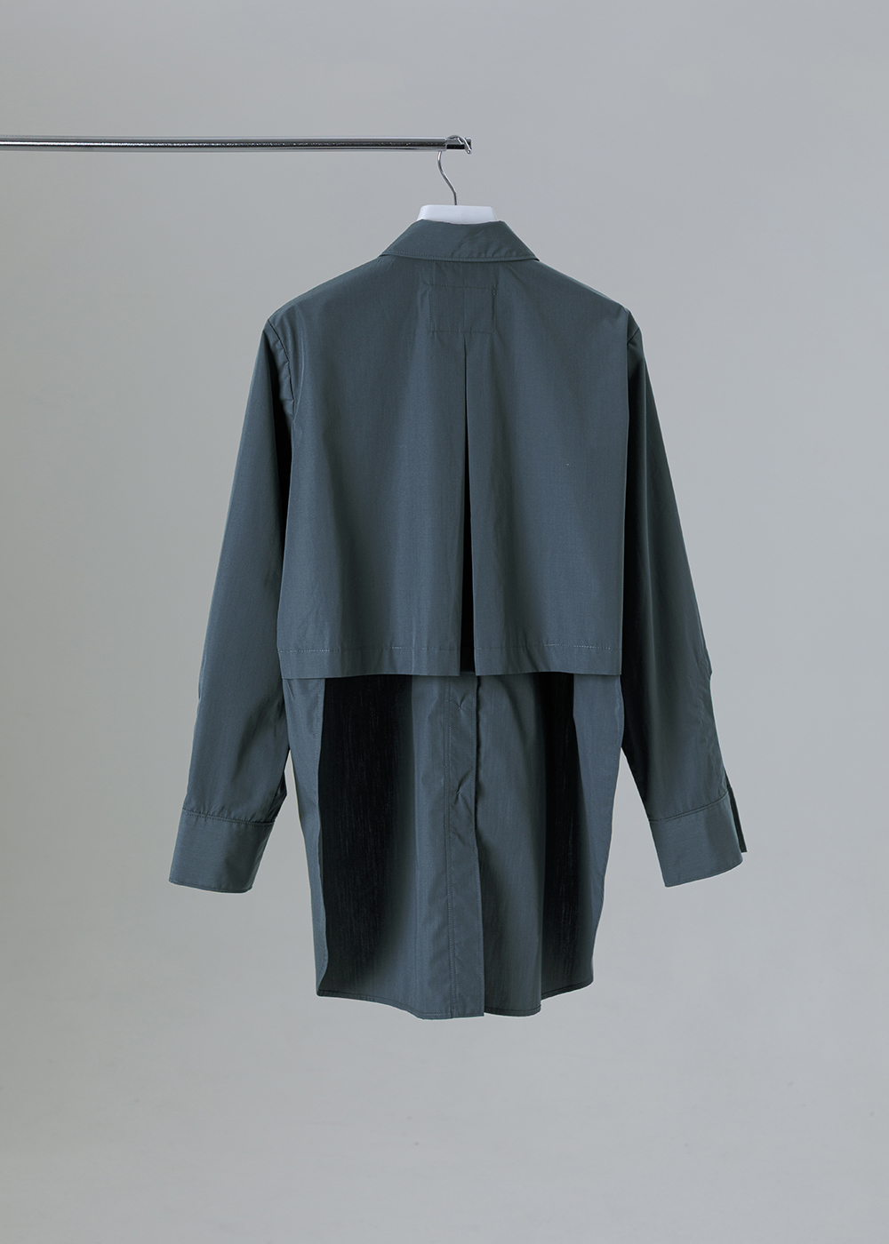 前長後短翻片襯衫