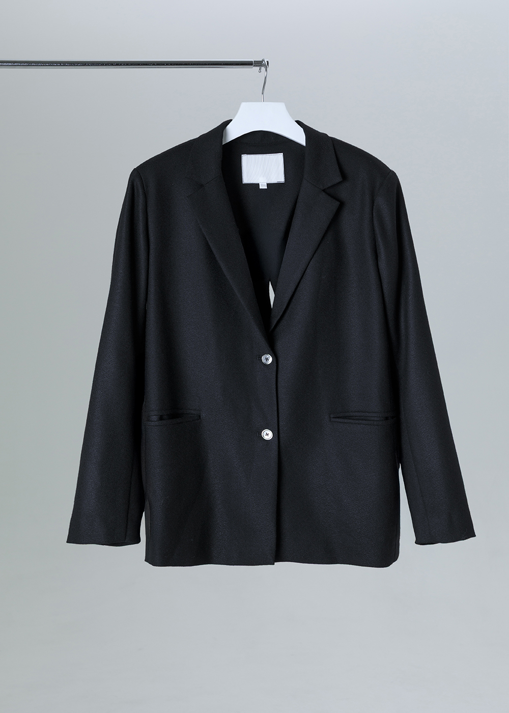 柔霧暖絨後背造型外套