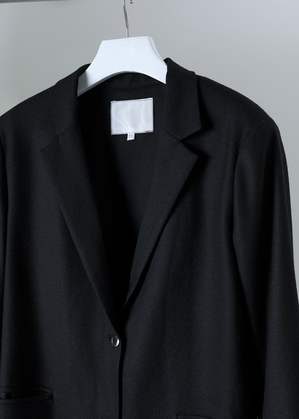 柔霧暖絨後背造型外套