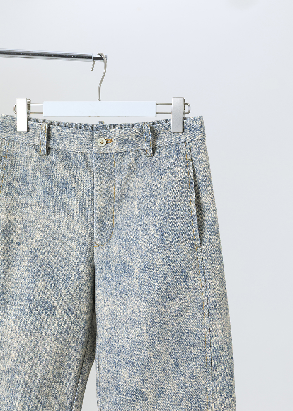 墨韻暈染牛仔長褲