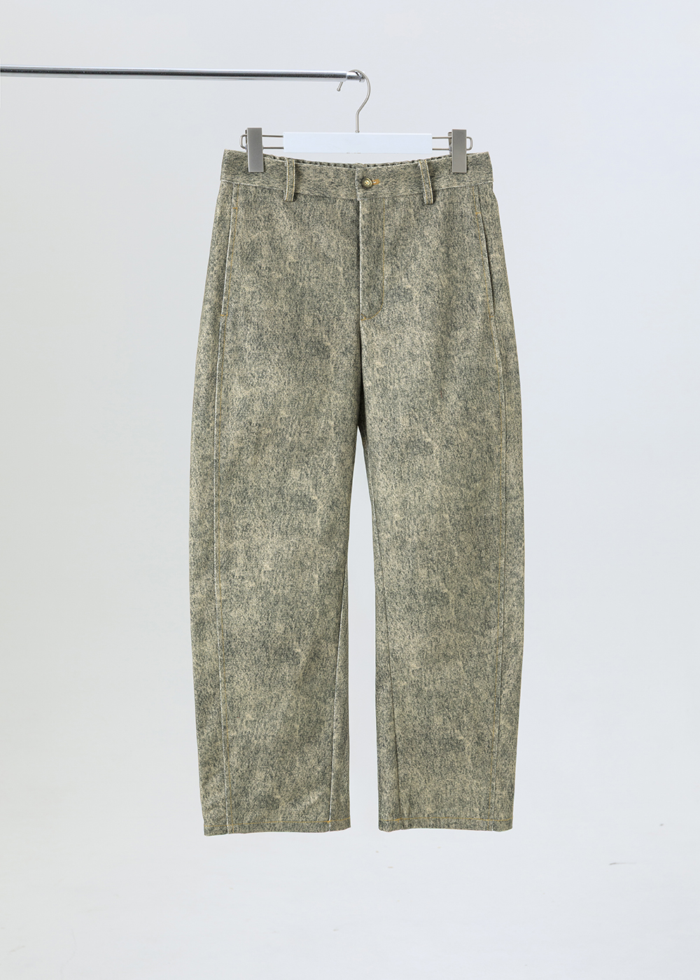 墨韻暈染牛仔長褲