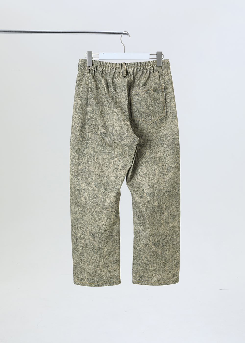 墨韻暈染牛仔長褲