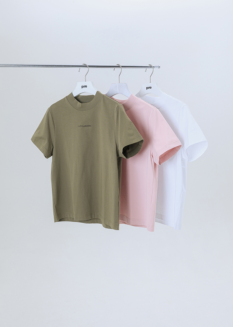 品牌LOGO刺繡絲柔上衣