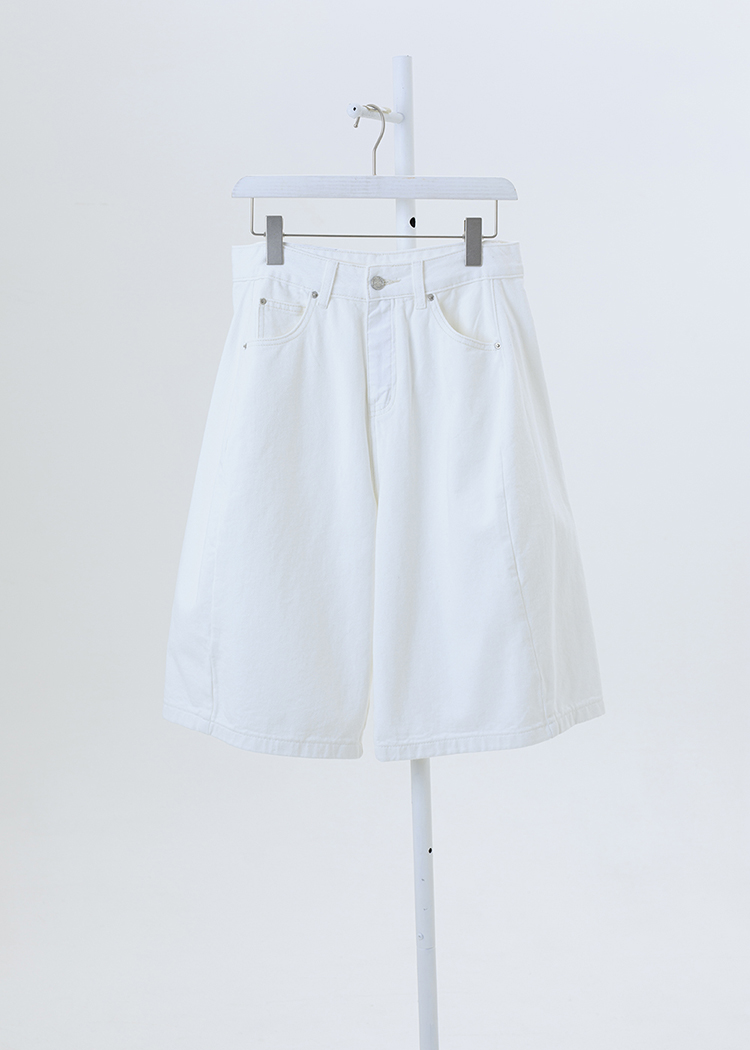 Denim Wide Shorts