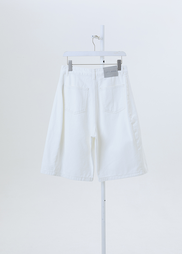 Denim Wide Shorts