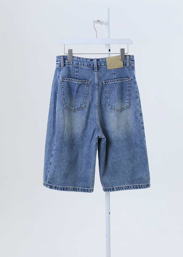 Denim Wide Shorts