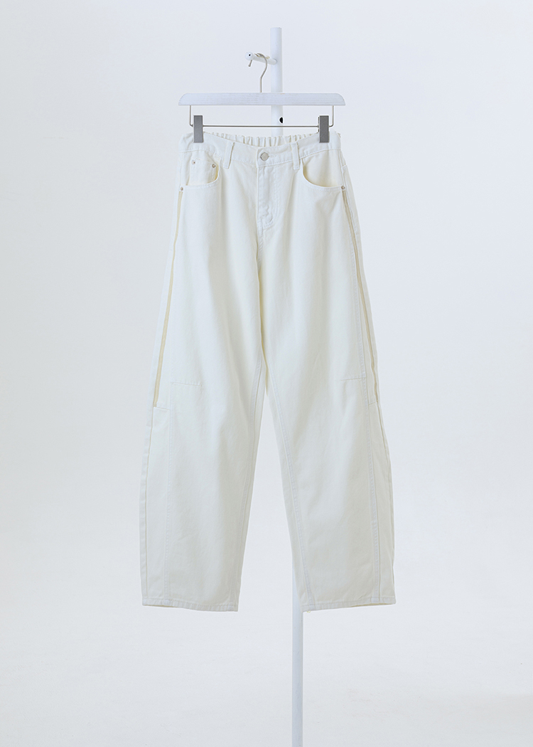 Curved Cut Pants