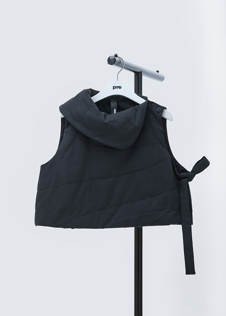 Cropped Puffer Vest