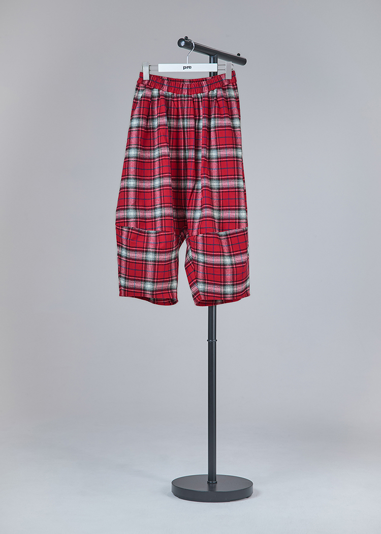 Plaid Harem Pants