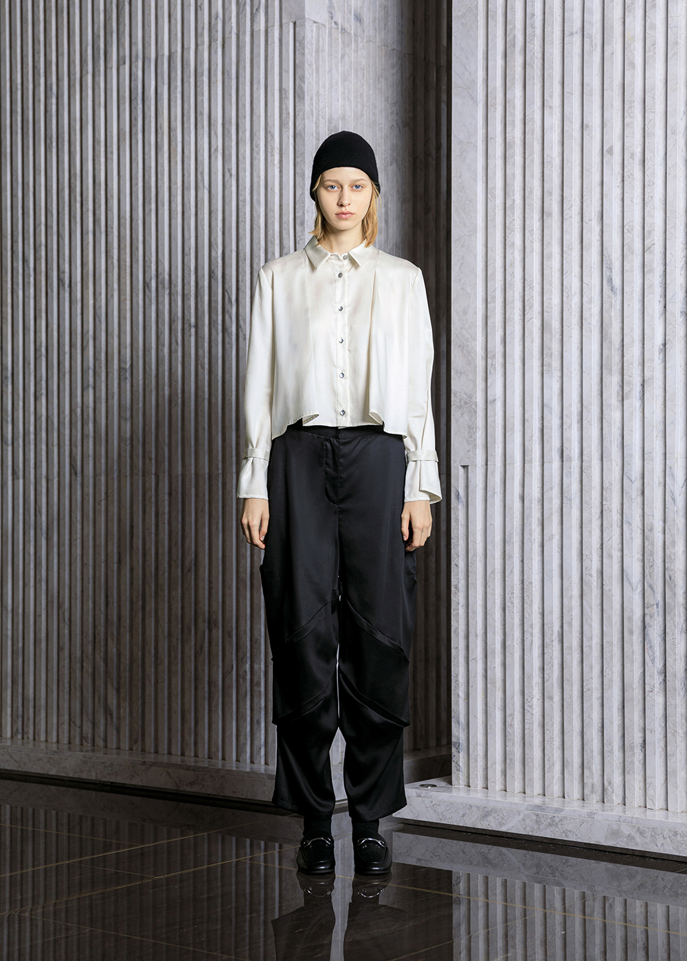 Pleated Pants