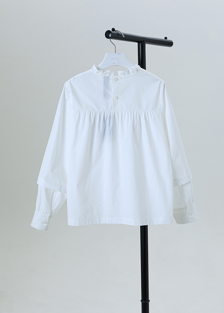 Ruffled Collar Top