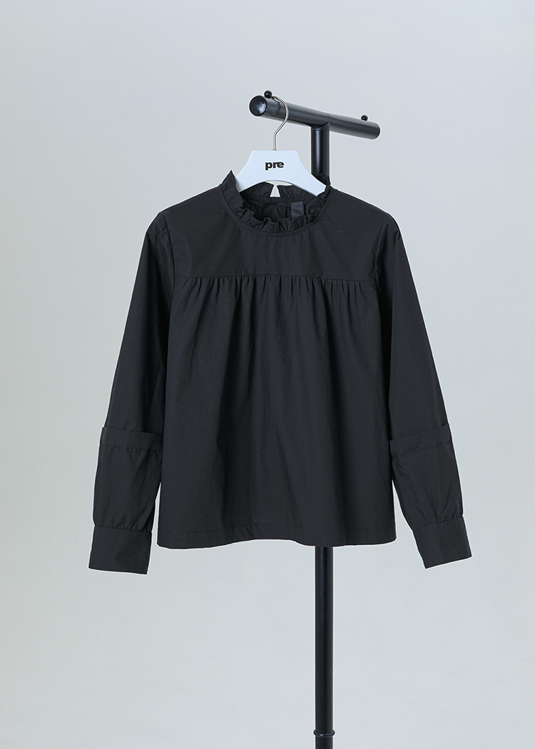 Ruffled Collar Top
