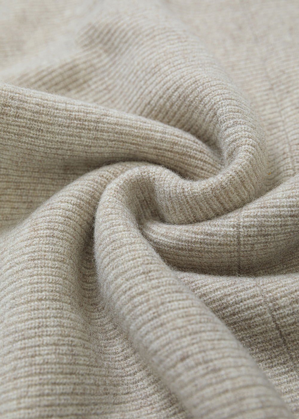 羊毛無釦飛鼠袖針織外套