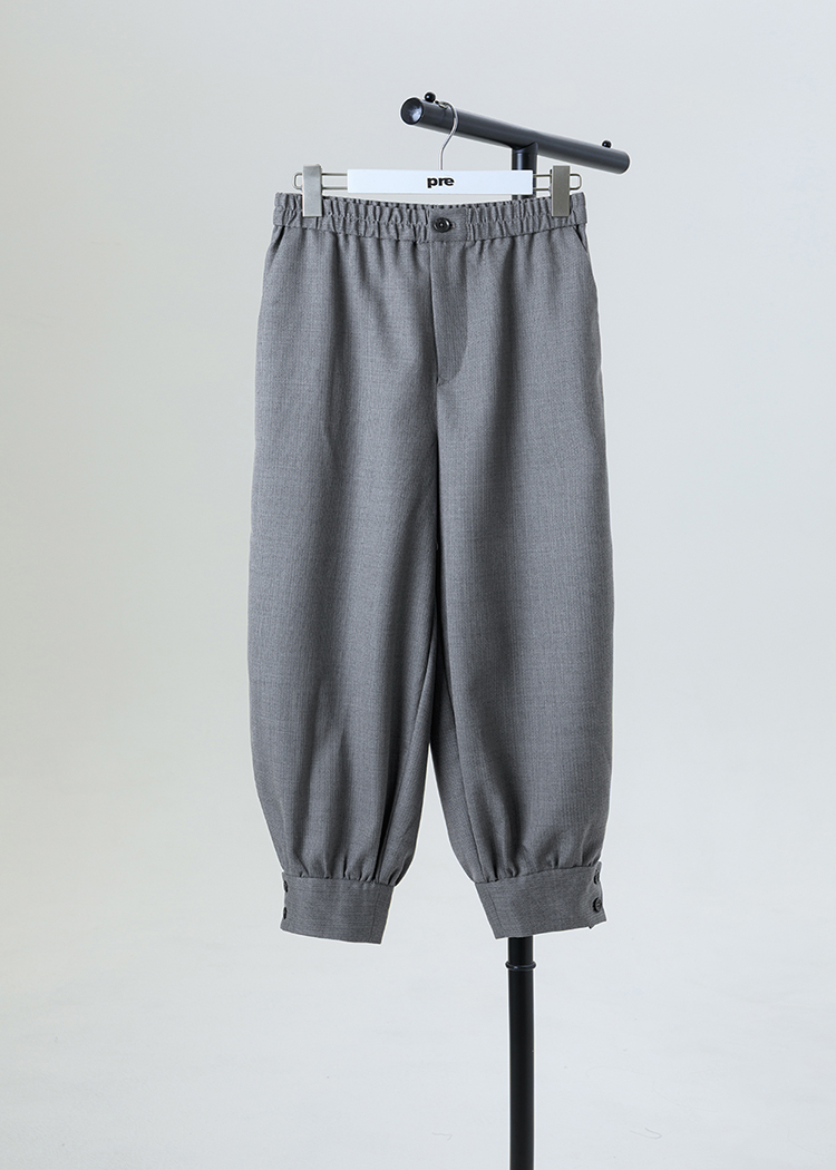 Wool balloon-leg pants