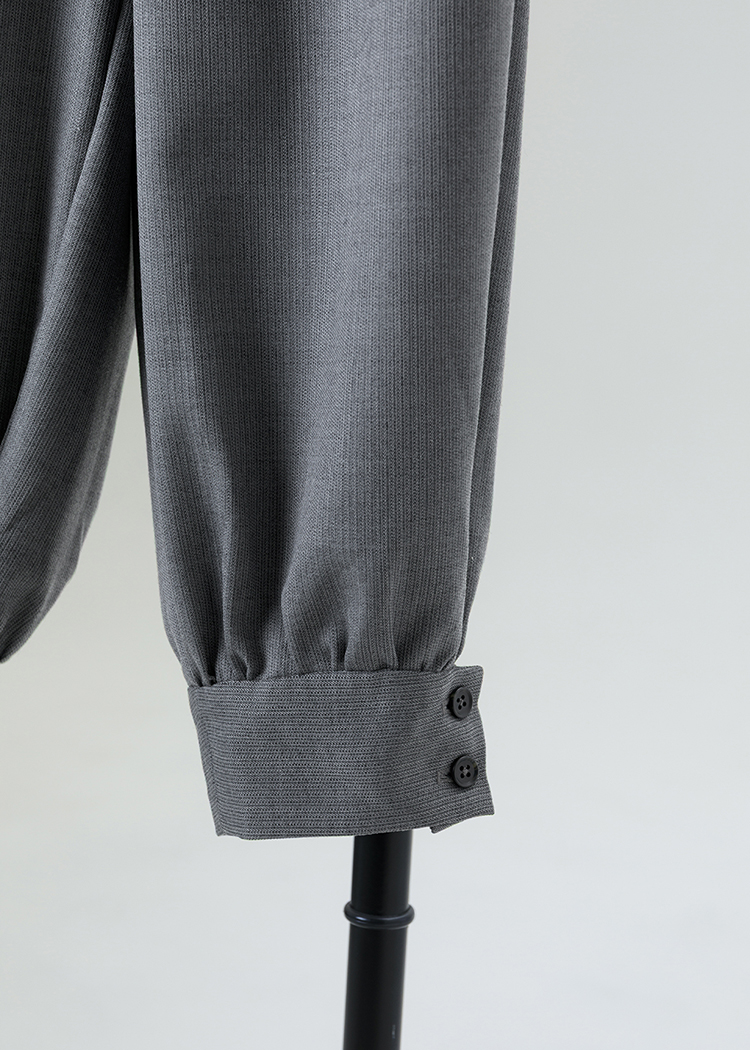 Wool balloon-leg pants