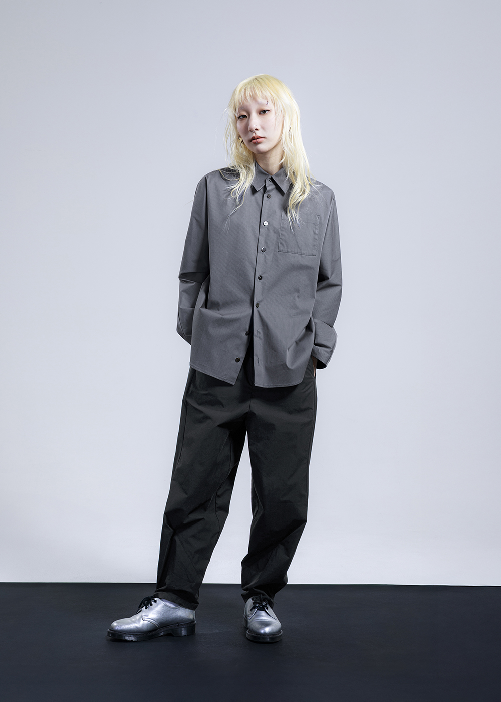 Pleated Pants