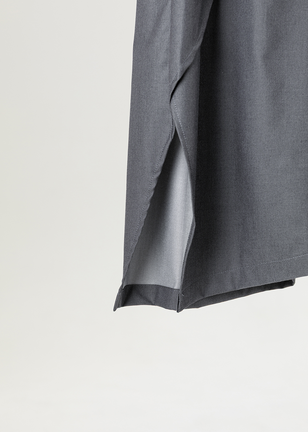 右落片波浪長寬褲