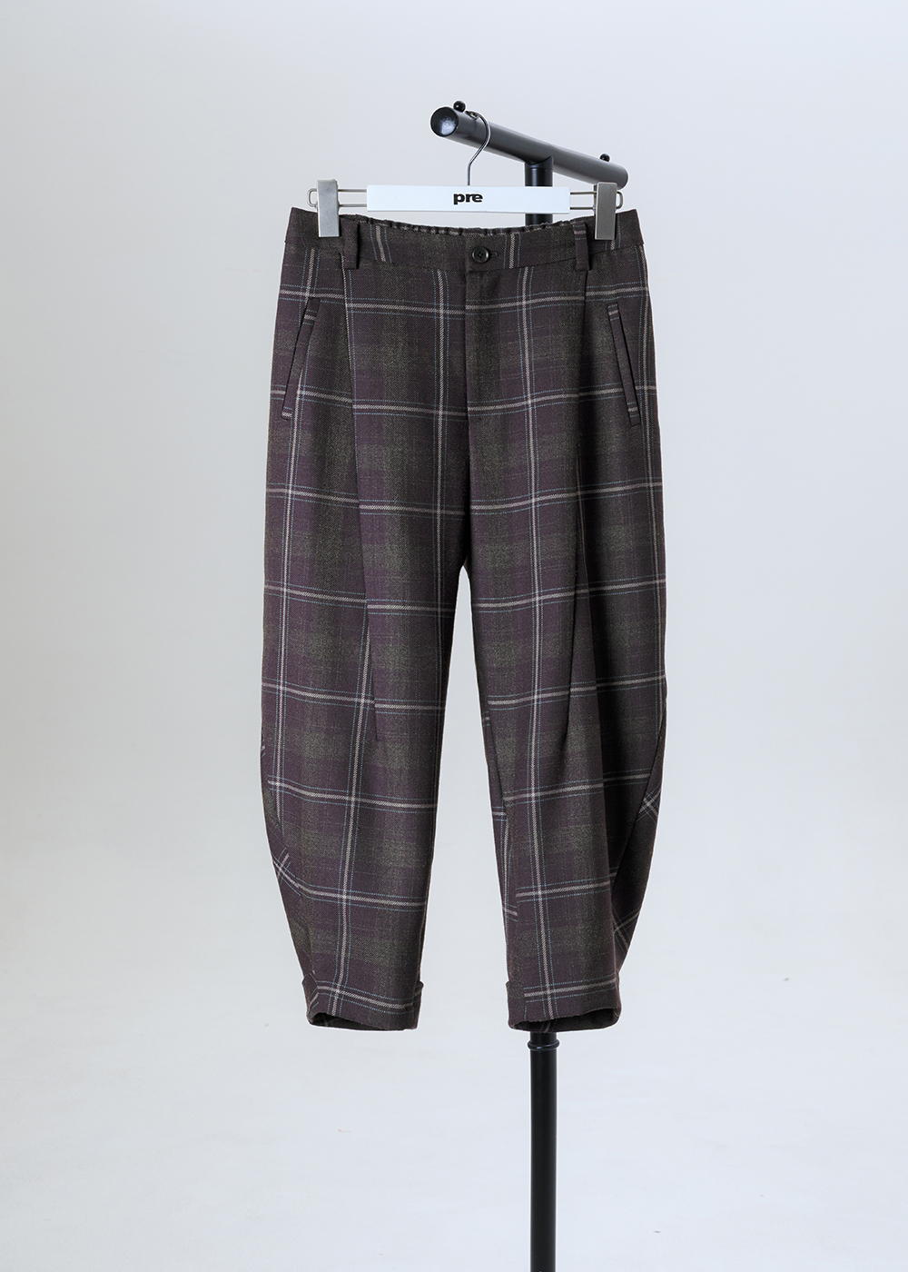 Jersey barrel leg pants