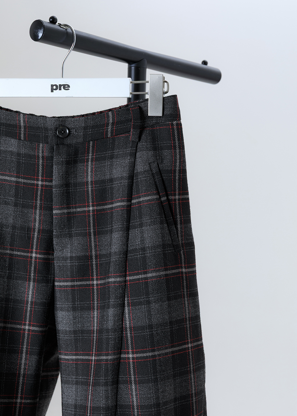 Jersey barrel leg pants