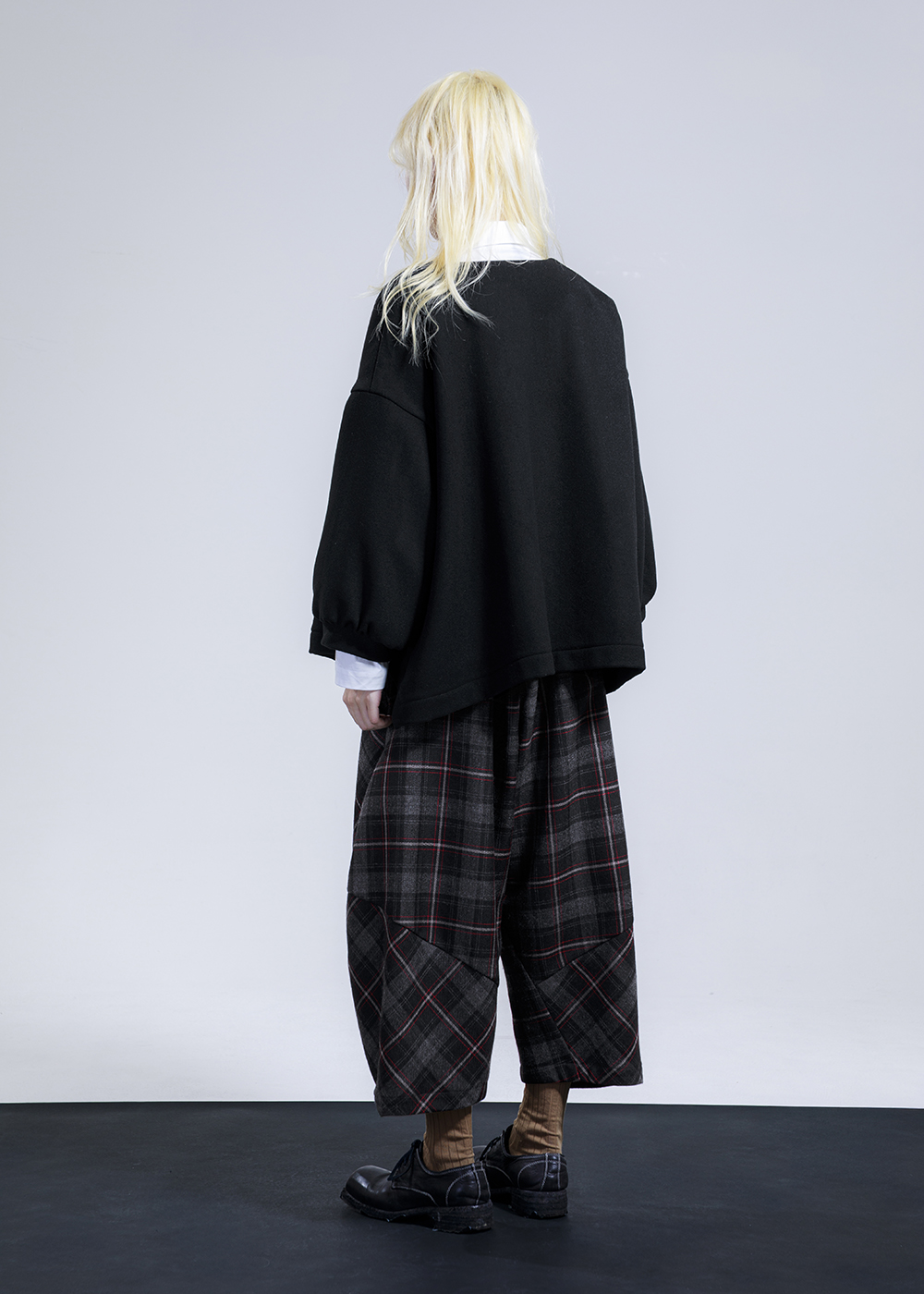 蘇格蘭斜裁立體氣球褲