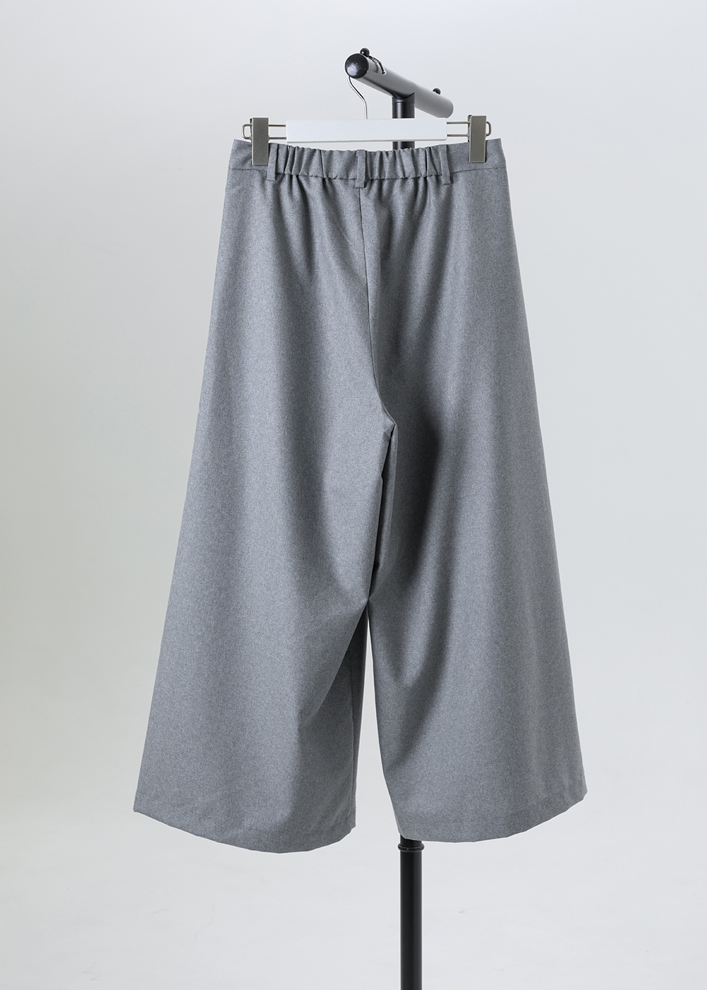 對摺活褶長寬褲 