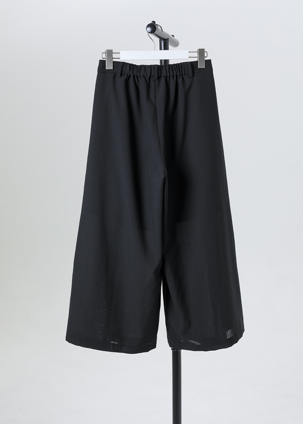 對摺活褶長寬褲 