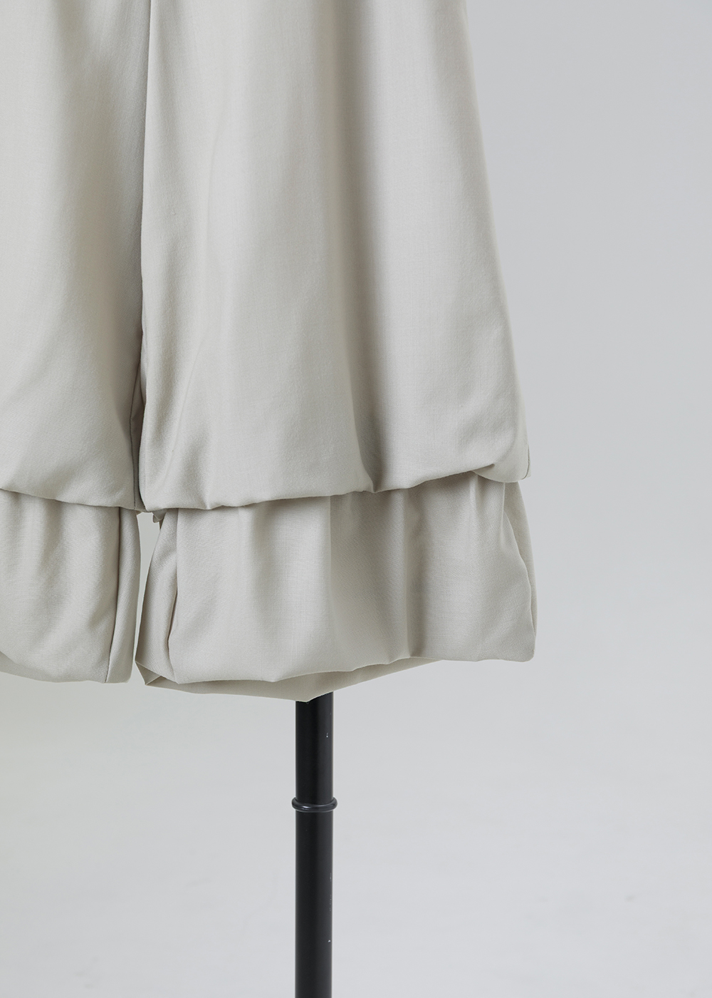 漫行雙層泡襬寬版長褲