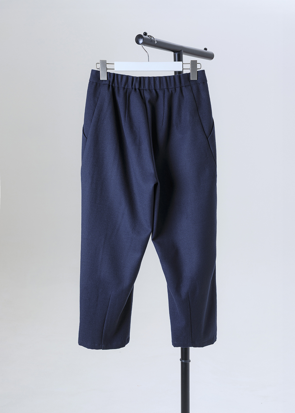 毛料修身剪裁西裝褲