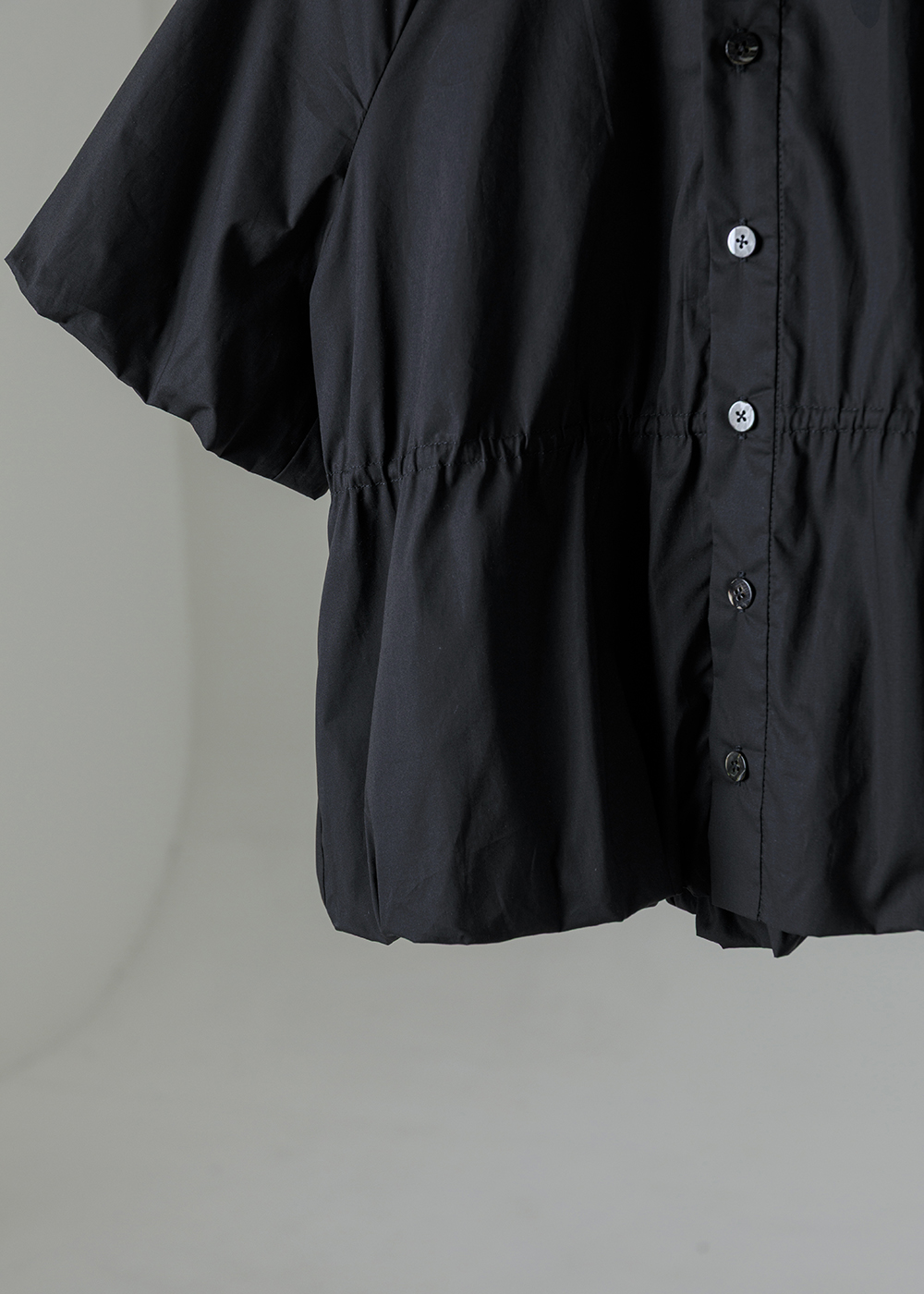 立體抽皺拉克蘭短袖上衣