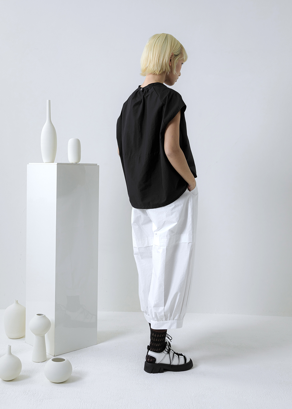 Balloon silhouette Pants