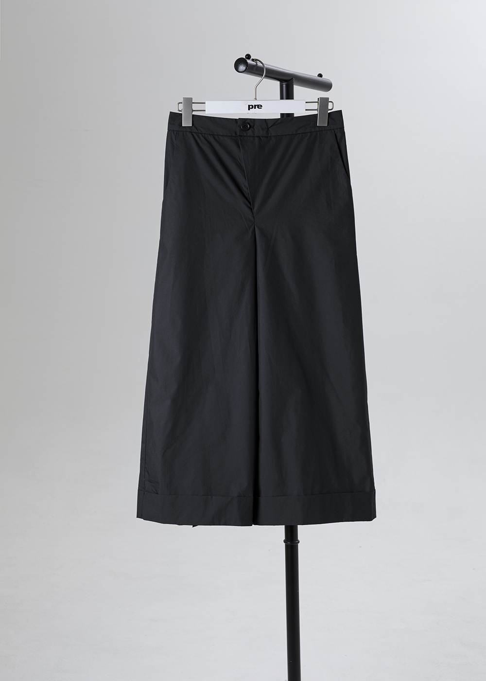 清廓A字寬版反摺褲