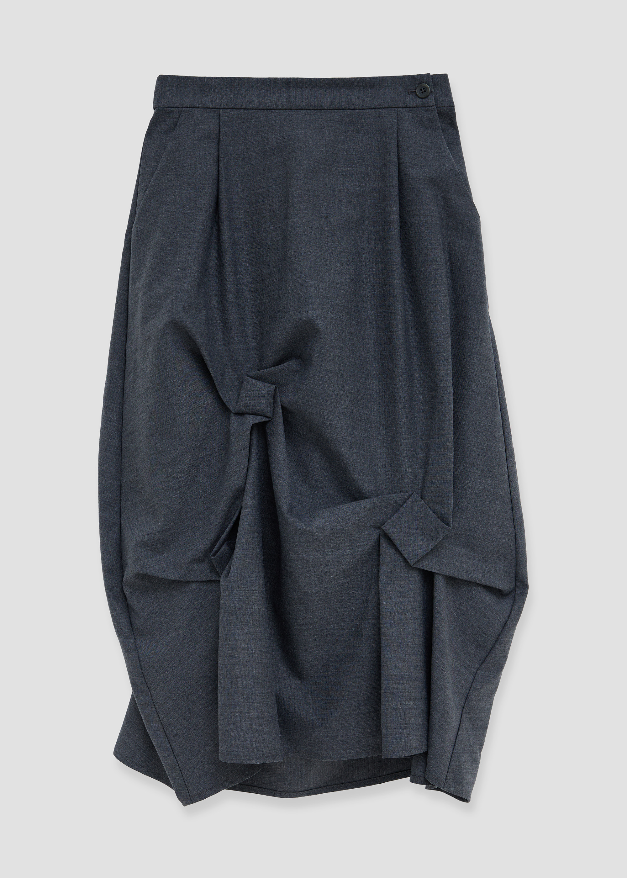 Balloon silhouette skirt