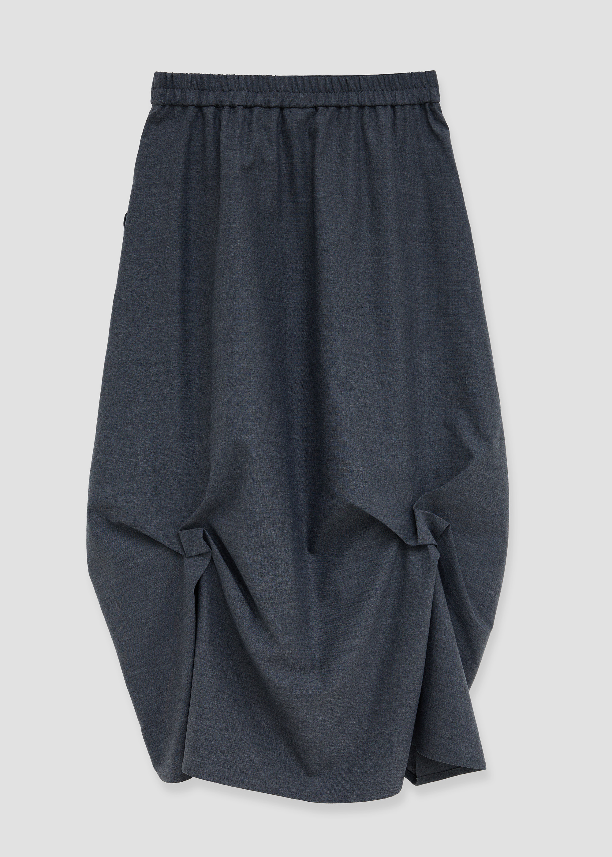 Balloon silhouette skirt