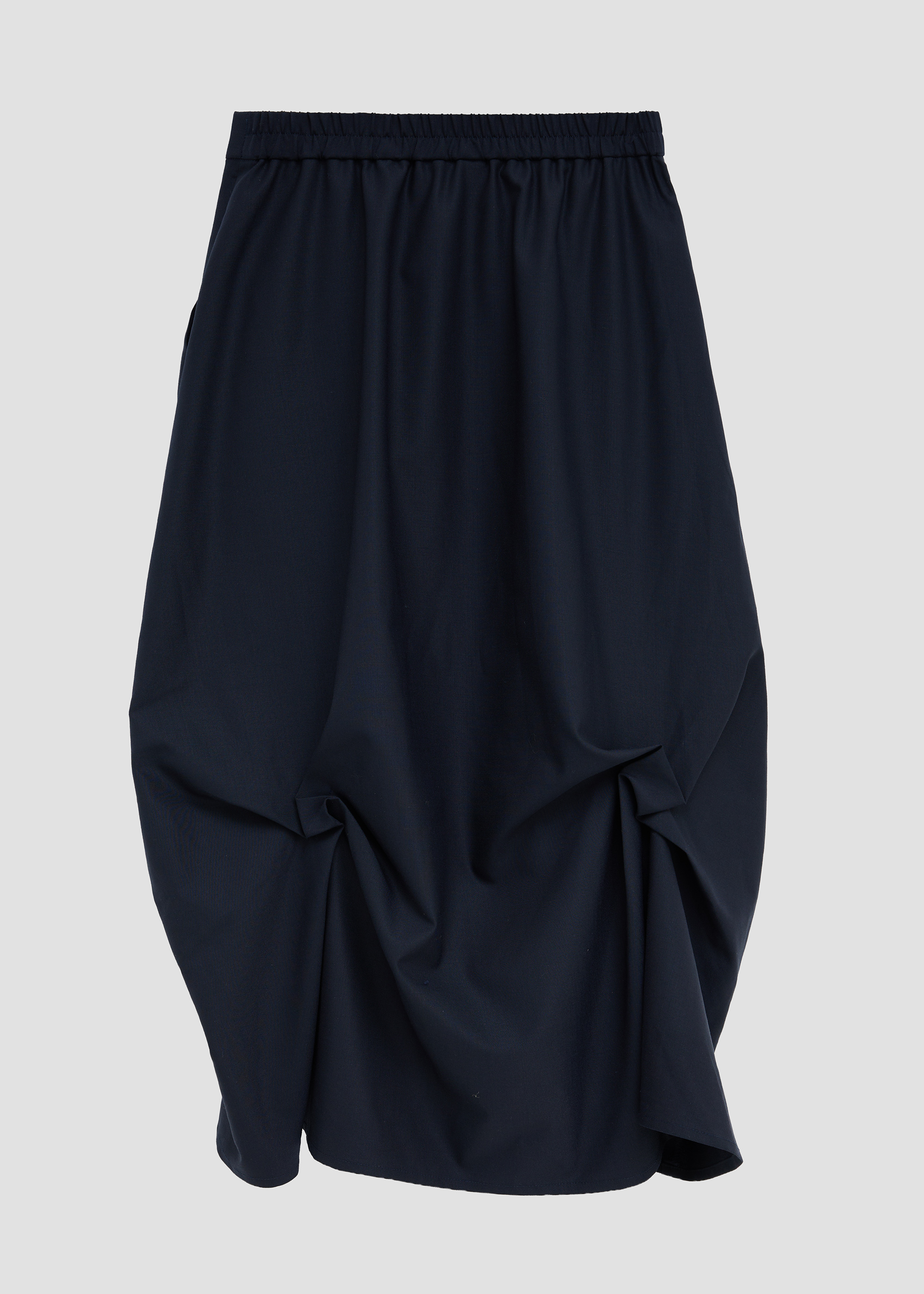 Balloon silhouette skirt